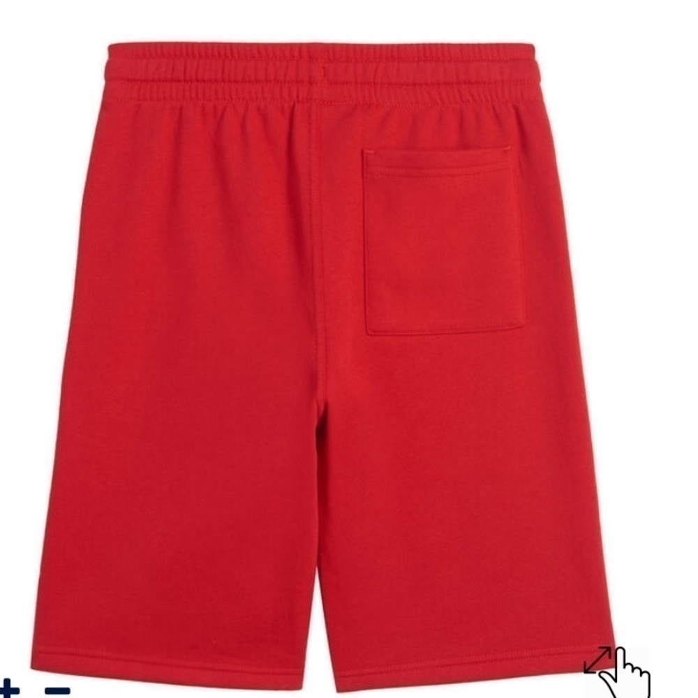 Nautica Boys Red Elastic Waist Pull On Shorts Spellout Logo Size S 8 NWT - Picture 2 of 7